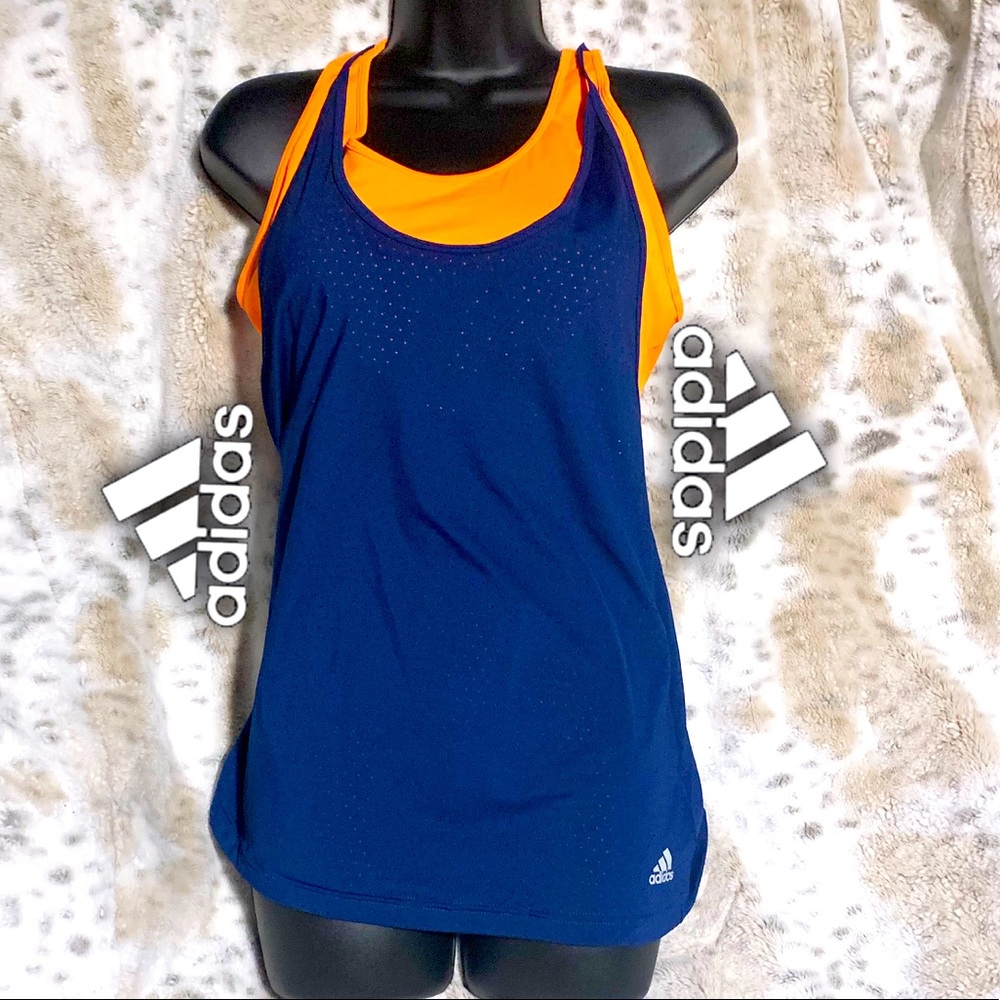 ADIDAS Workout Tank w/ Built-In Bra - Size Large
